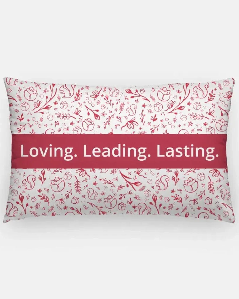 Alpha Gam Lumbar Throw Loving. Leading. Lasting. Combo