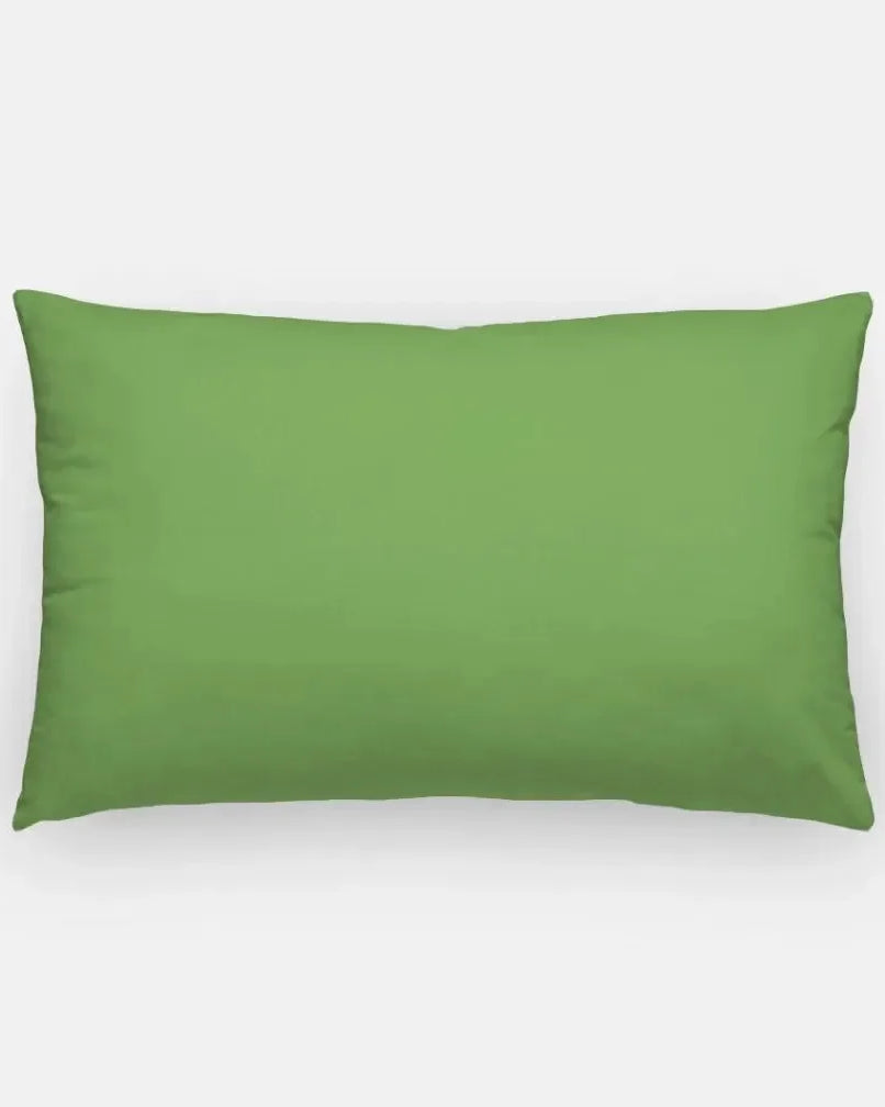 Alpha Gam Lumbar Throw Pillow Green