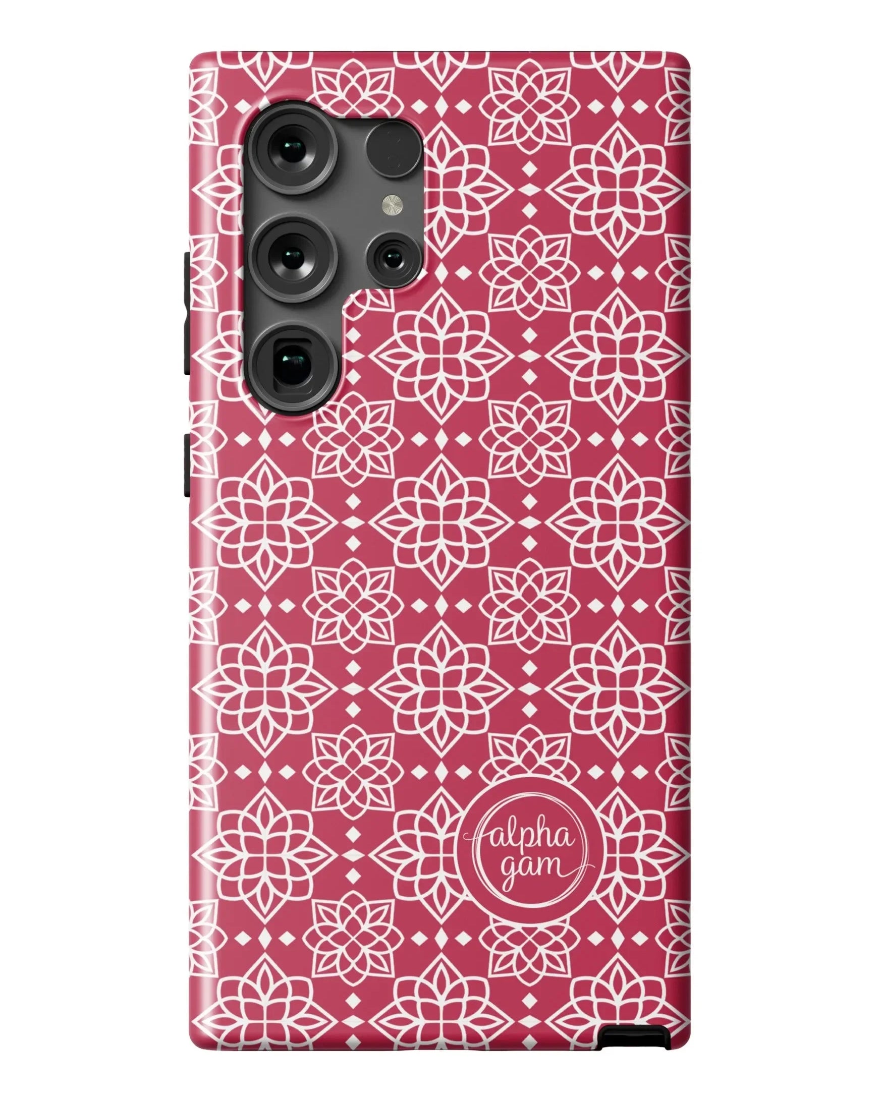 Alpha Gam Samsung Galaxy 24, 23 Mobile Phone Case
