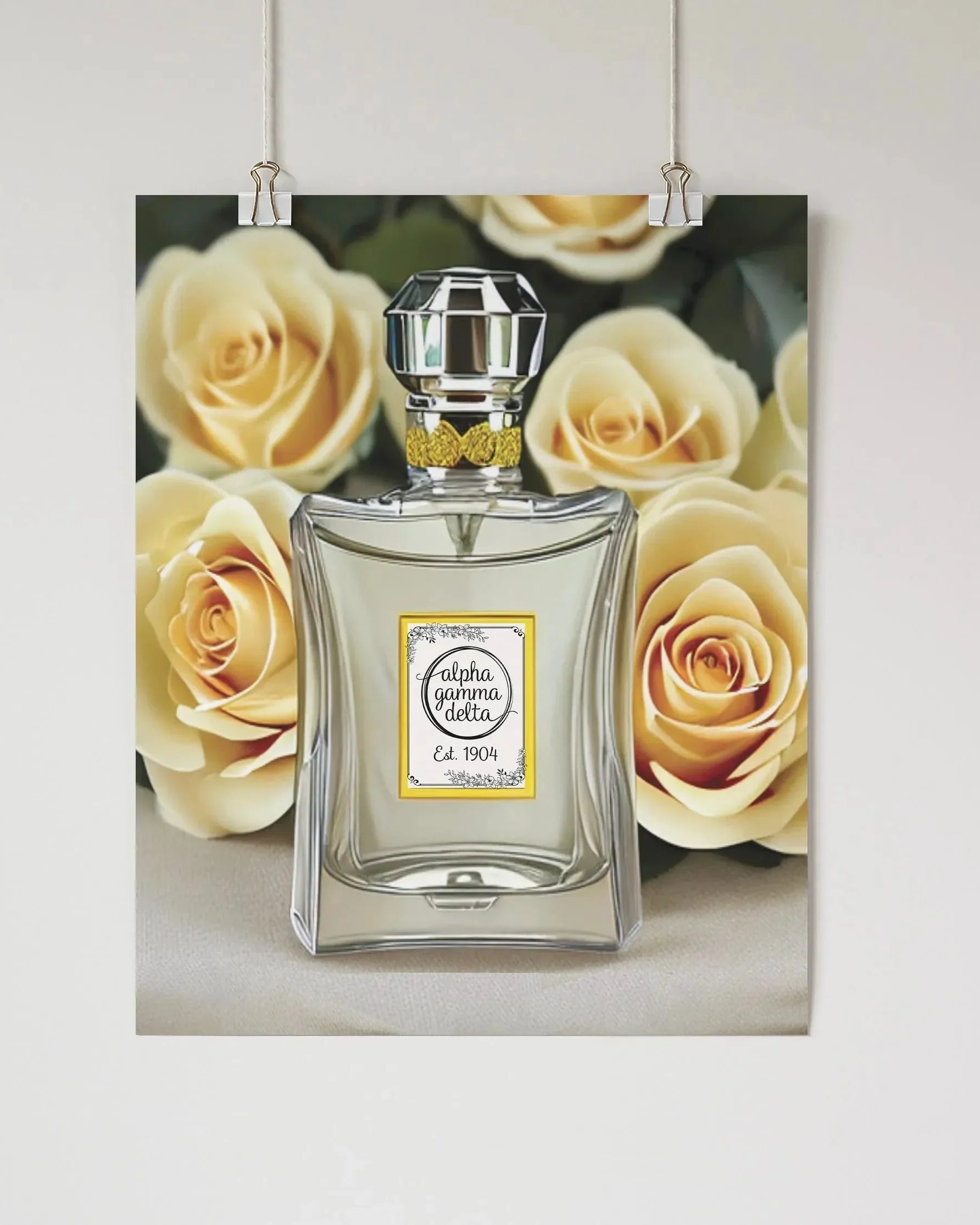 Alpha Gamma Delta 16x20 Poster - Perfume Bottle Wall Art & Signs