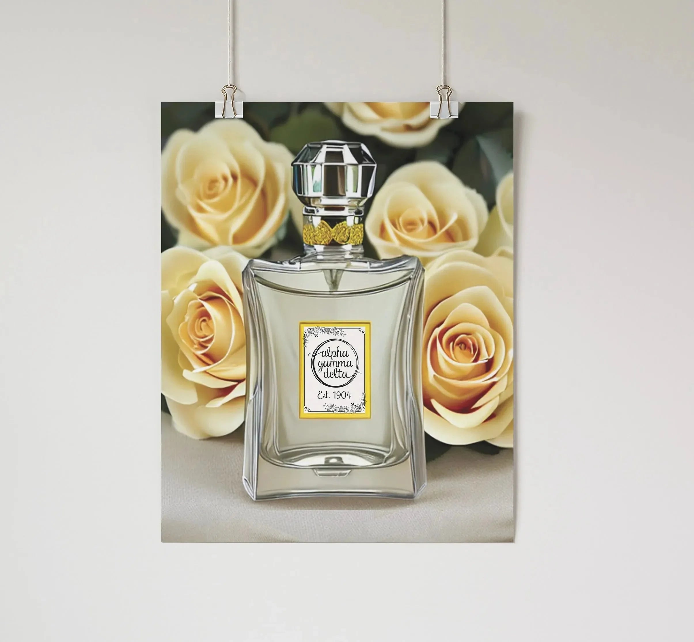 Alpha Gamma Delta 16x20 Poster - Perfume Bottle Wall Art & Signs