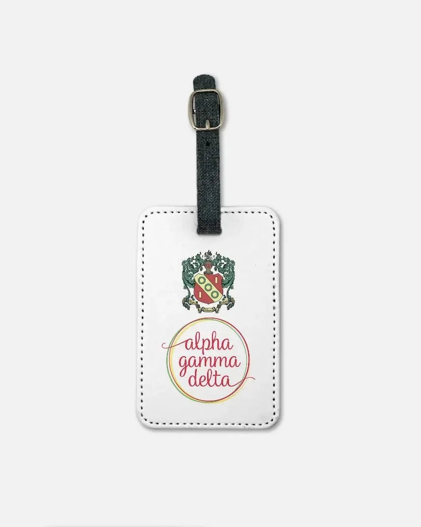 Alpha Gamma Delta (Set of 2) Luggage Tag - Armorial Bearings Luggage Tags