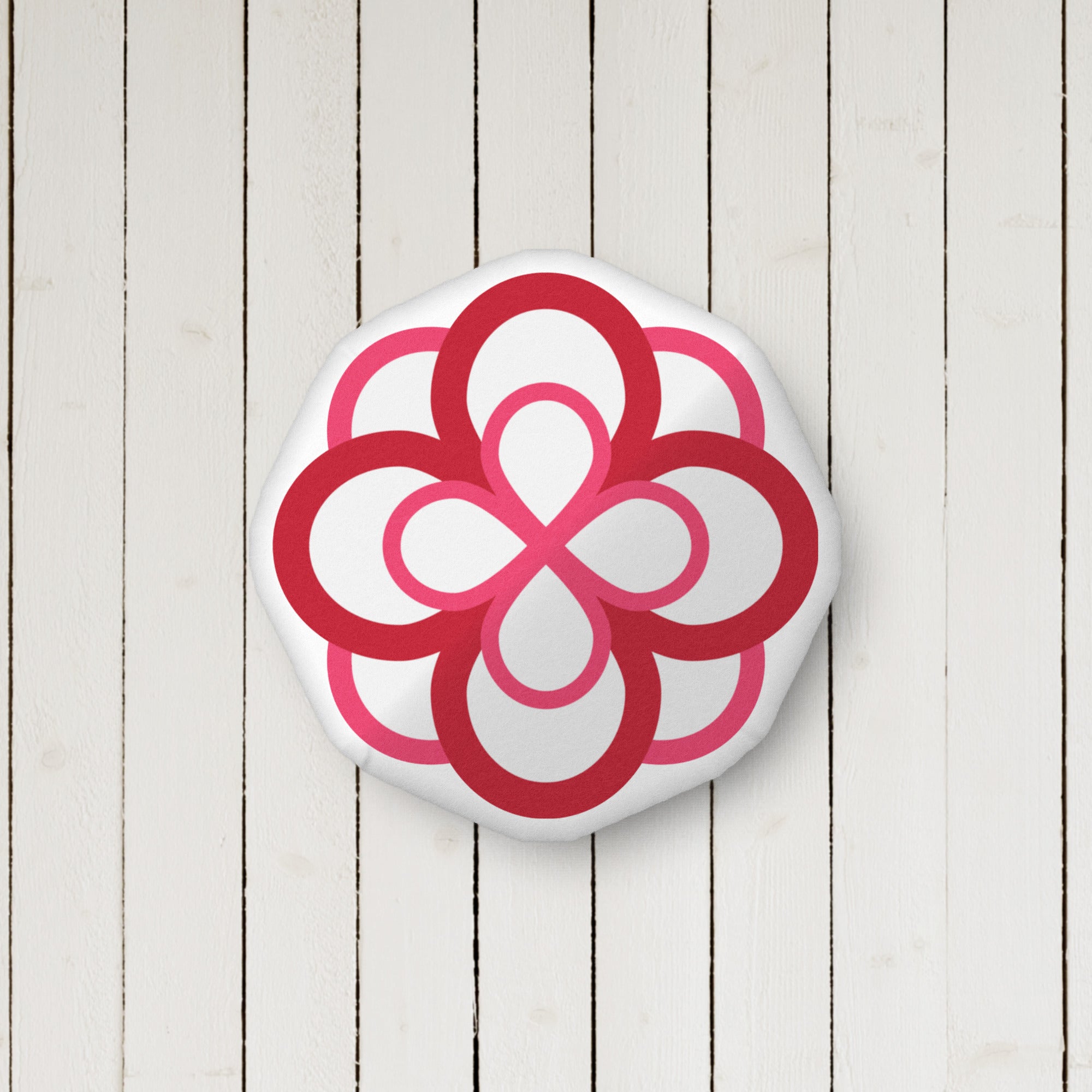 Alpha Omicron Pi Infinity Rose Custom-Shape Throw Pillow | AOII Gifts