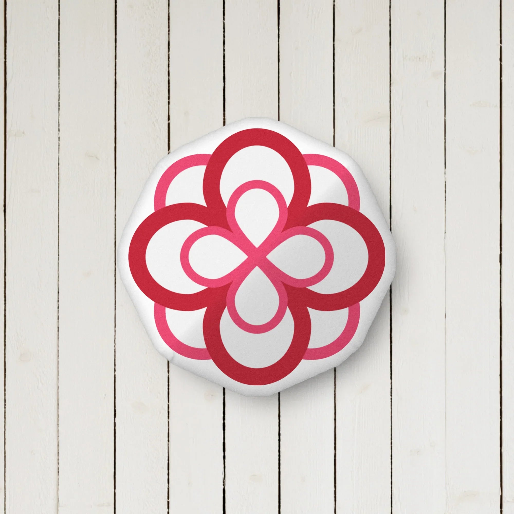 Alpha Omicron Pi Infinity Rose Custom-Shape Throw Pillow | AOII Gifts