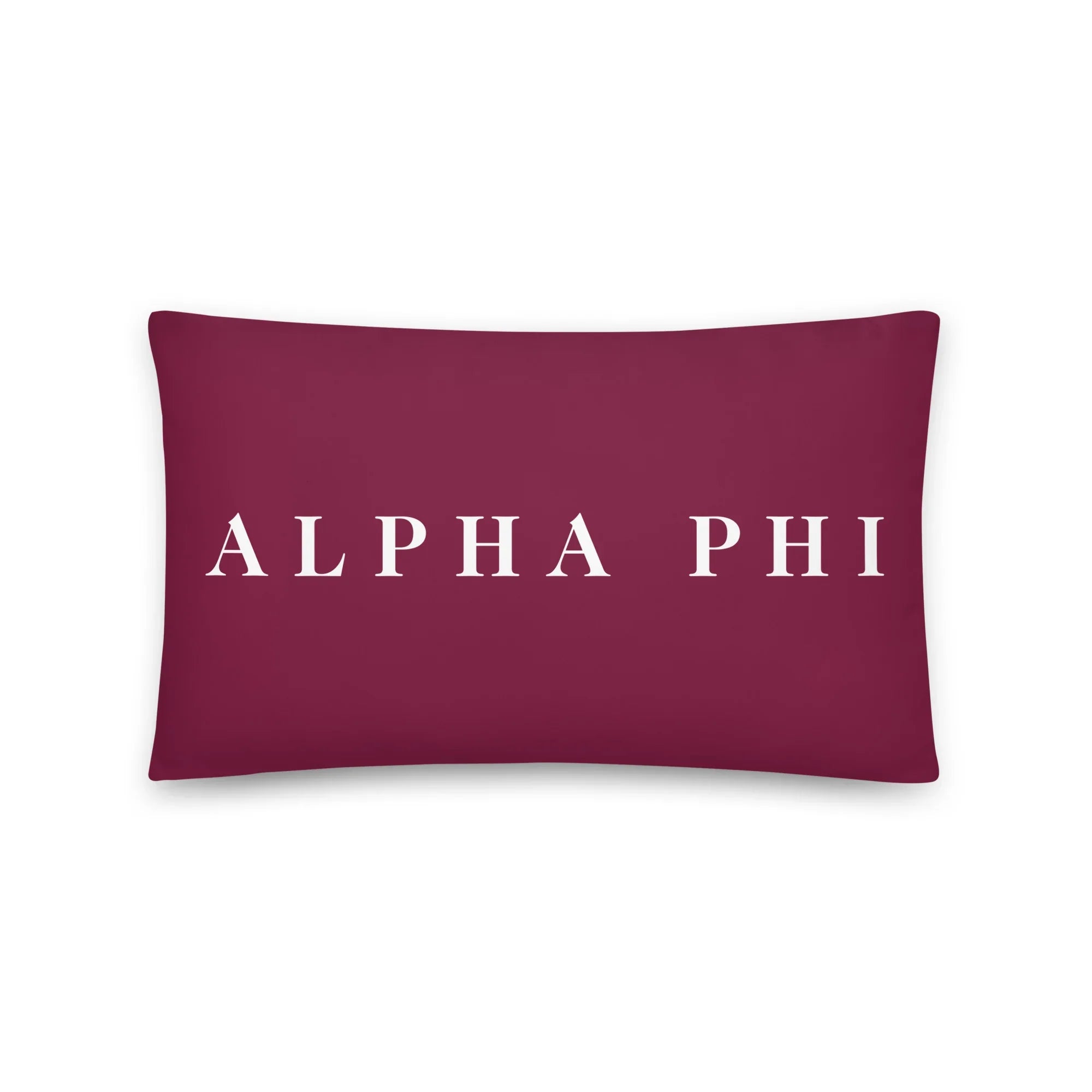 Alpha Phi Primary Lumbar Pillow | APhi Dorm. | Big Little Gifts