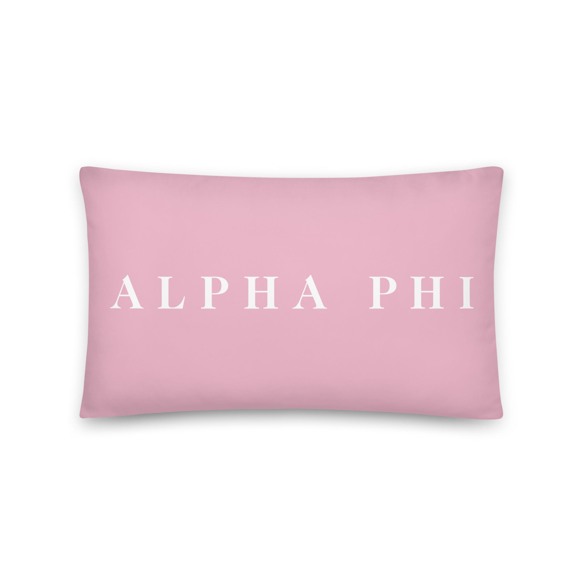 Alpha Phi Primary Lumbar Pillow | APhi Dorm. | Big Little Gifts
