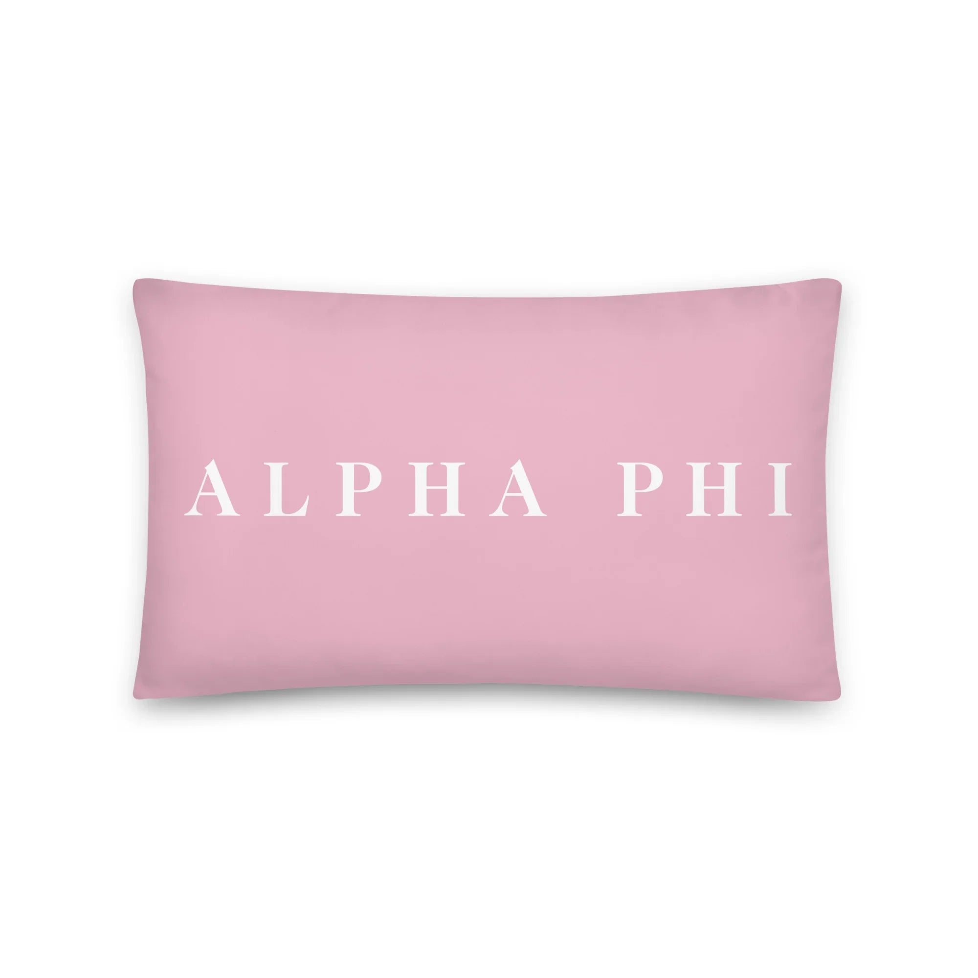 Alpha Phi Primary Lumbar Pillow | APhi Dorm. | Big Little Gifts