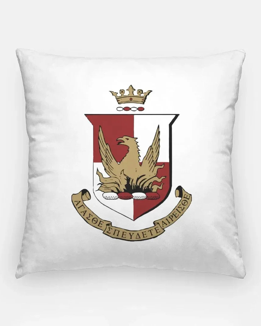 Alpha Sigma Alpha 18" Throw Pillow Cover - Crest Pillow Covers