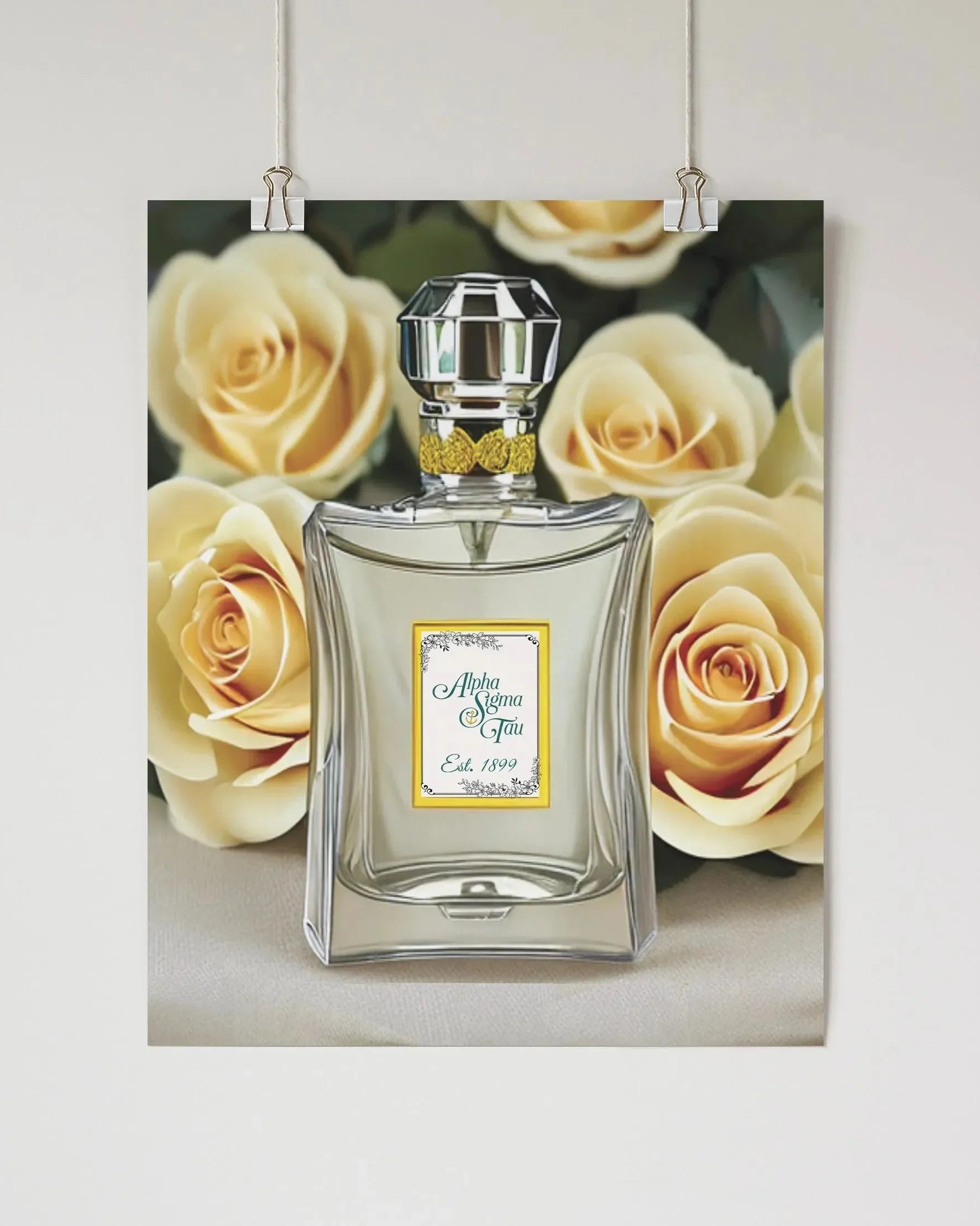 Alpha Sigma Tau 16x20 Poster - Perfume Bottle Wall Art & Signs