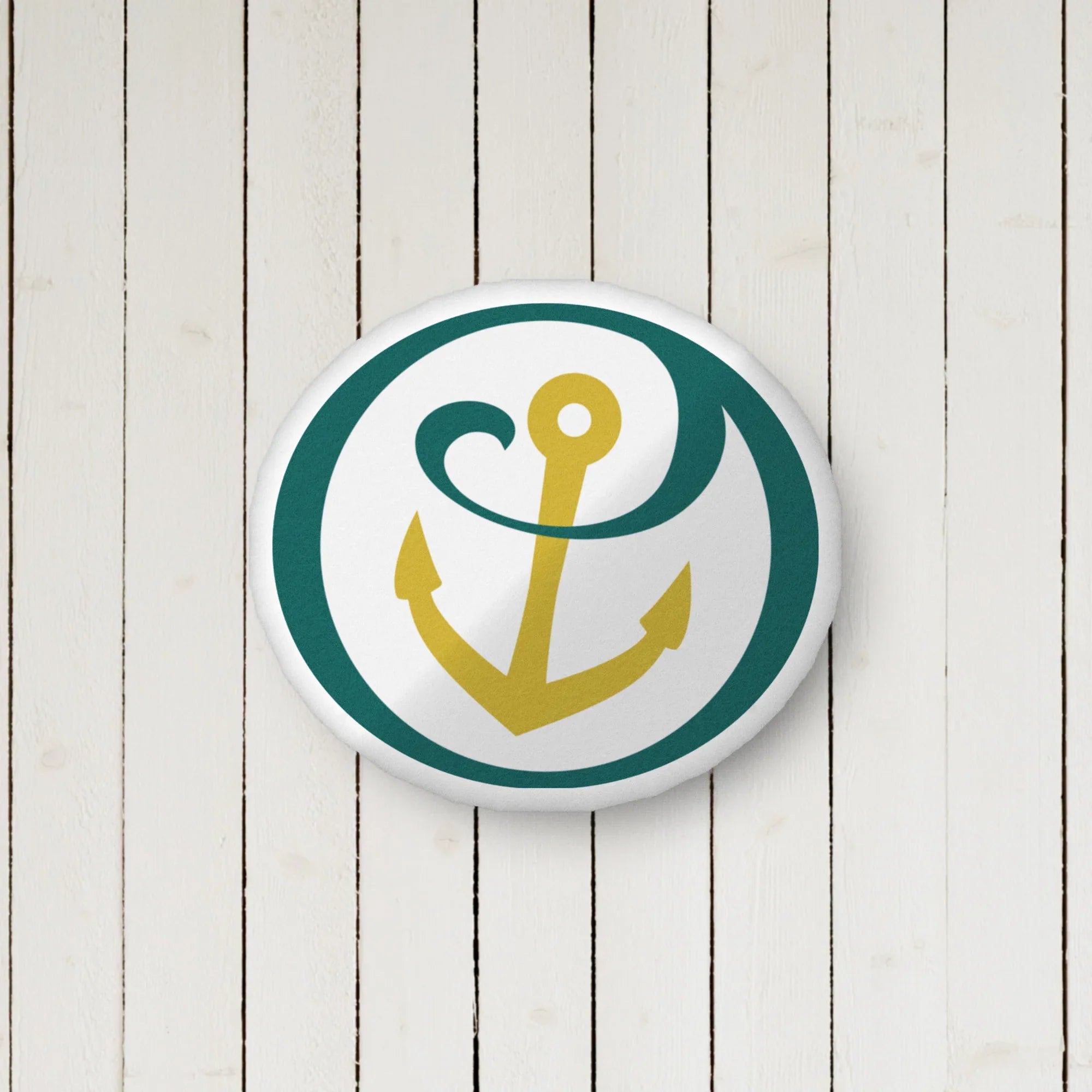 Alpha Sigma Tau Anchor Custom-Shape Throw Pillow | Alpha Tau Gifts