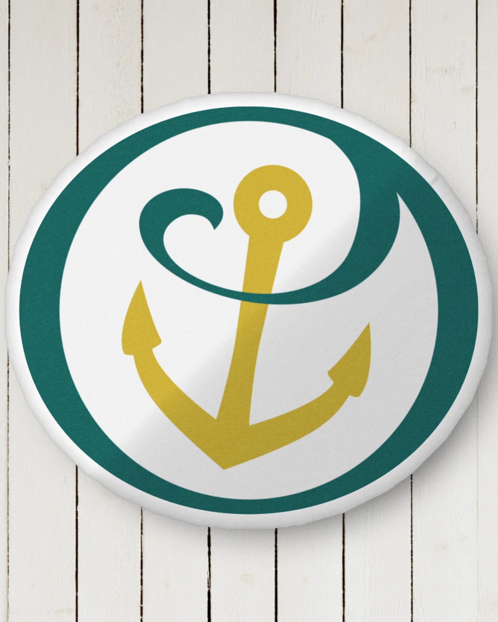 Alpha Sigma Tau Anchor Custom-Shape Throw Pillow | Alpha Tau Gifts