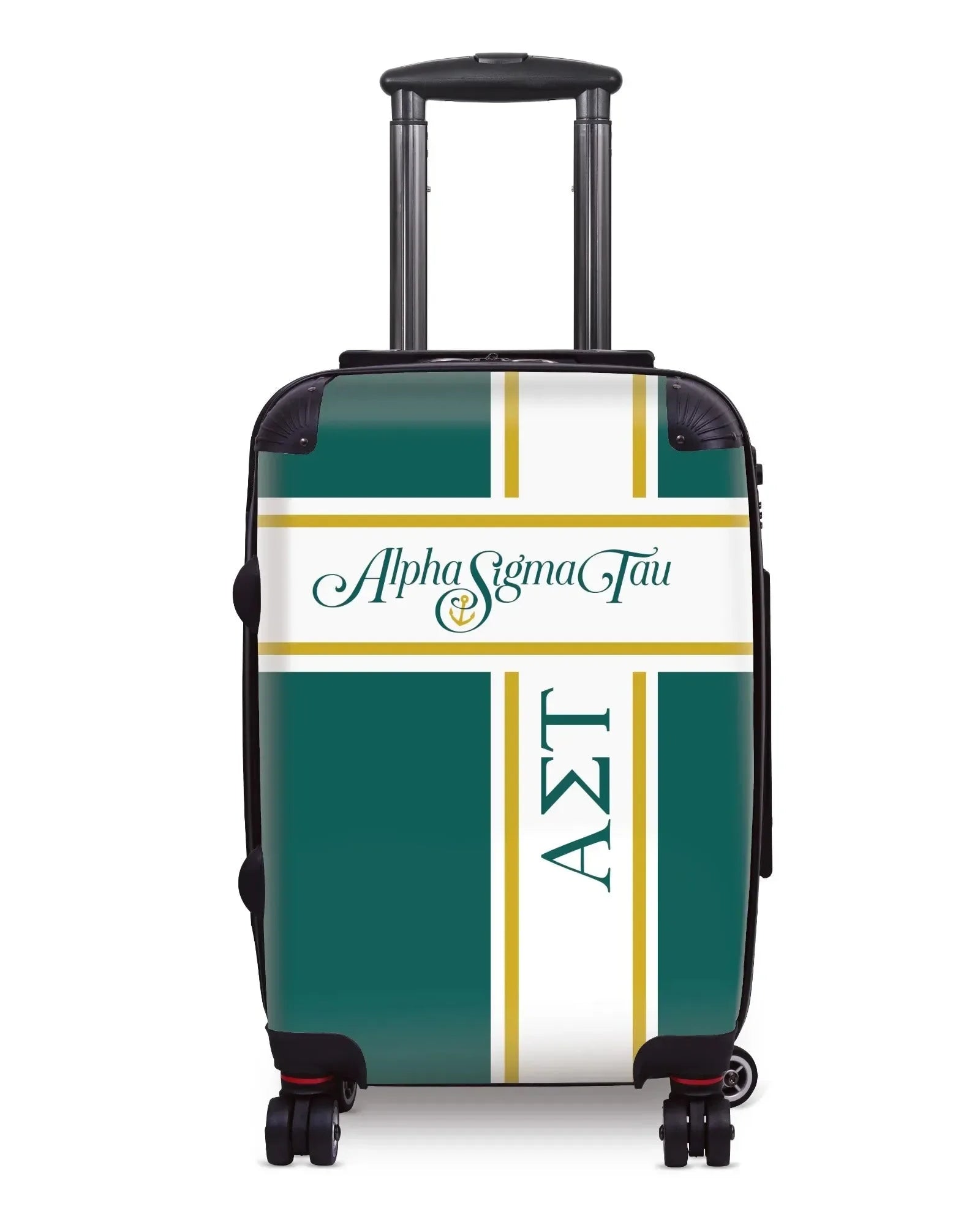 Alpha Sigma Tau Carry-on Suitcase - Cross Stripe