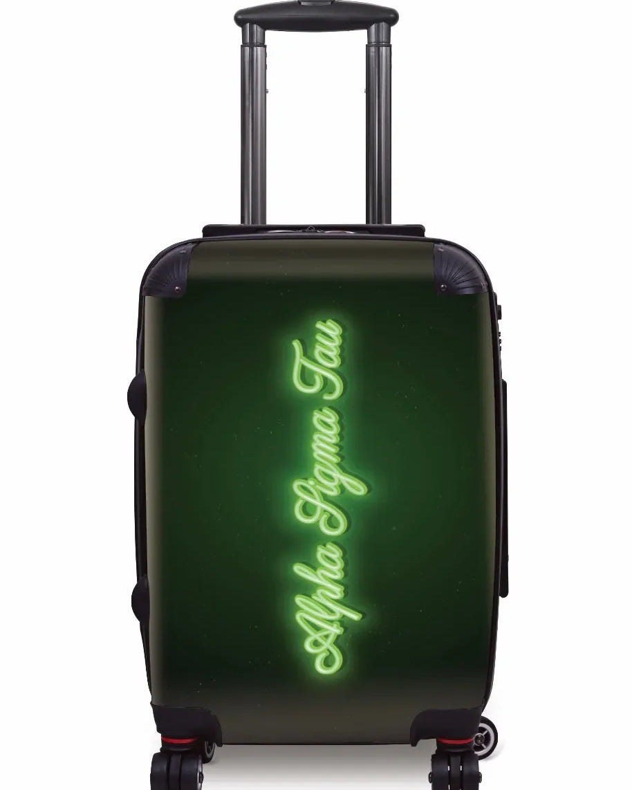 Alpha Sigma Tau Carry-on Suitcase - Neon Suitcases