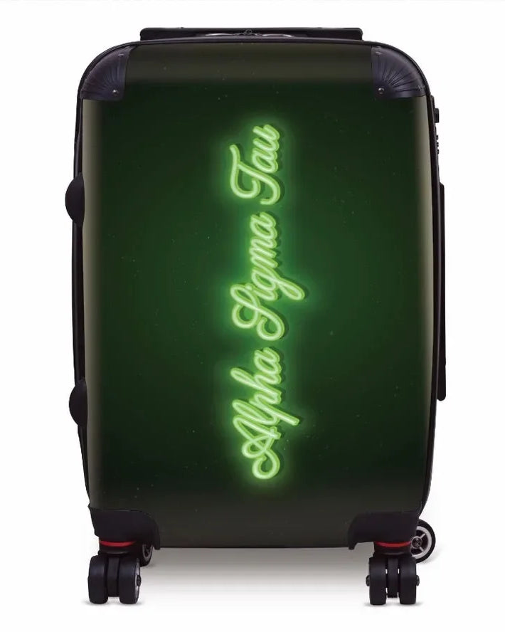 Alpha Sigma Tau Carry-on Suitcase - Neon Suitcases