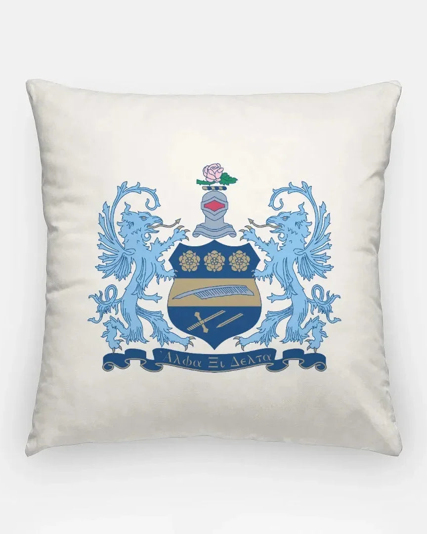 Alpha Xi Delta 18" Throw Pillow Cover - Crest Pillow Covers