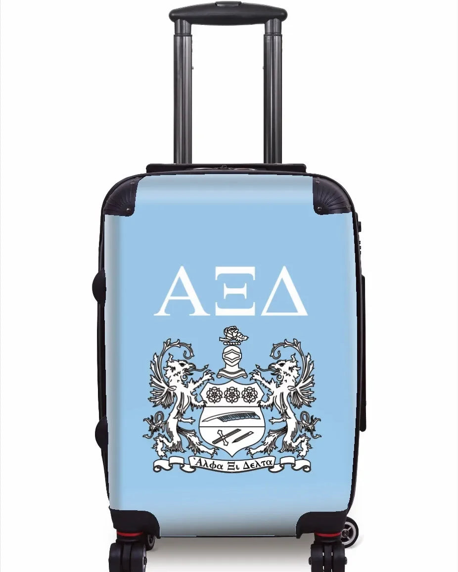 Alpha Xi Delta Carry-on Suitcase - Crest Griffin Blue Suitcases
