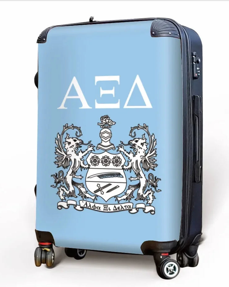 Alpha Xi Delta Carry-on Suitcase - Crest Suitcases