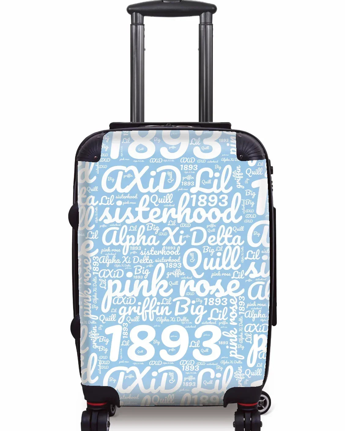 Alpha Xi Delta Carry-on Suitcase - Expression Art Griffin Blue