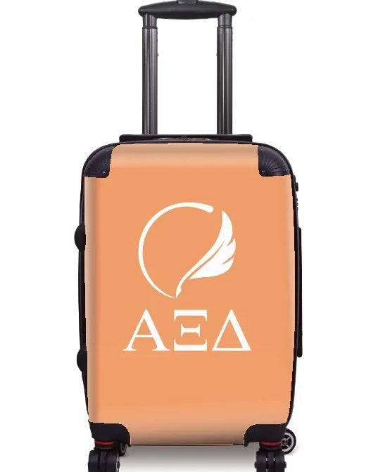 Alpha Xi Delta Carry-on Suitcase - Greek Letters & Quill