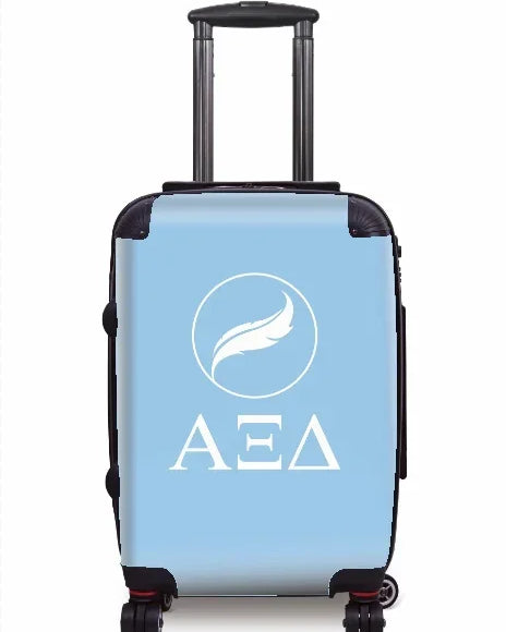 Alpha Xi Delta Carry-on Suitcase - Greek Letters & Quill