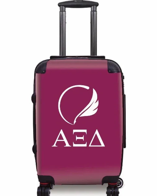 Alpha Xi Delta Carry-on Suitcase - Greek Letters & Quill
