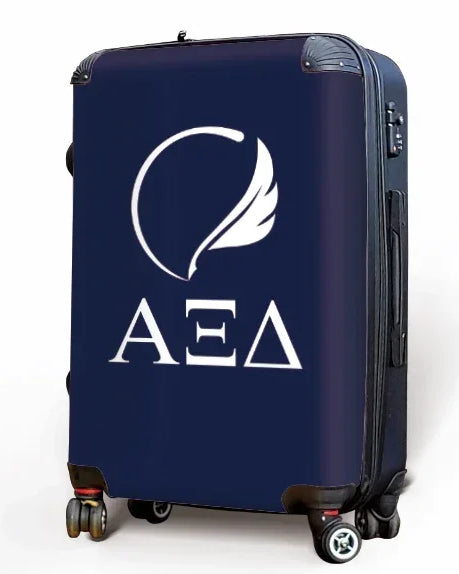 Alpha Xi Delta Carry-on Suitcase - Greek Letters & Quill