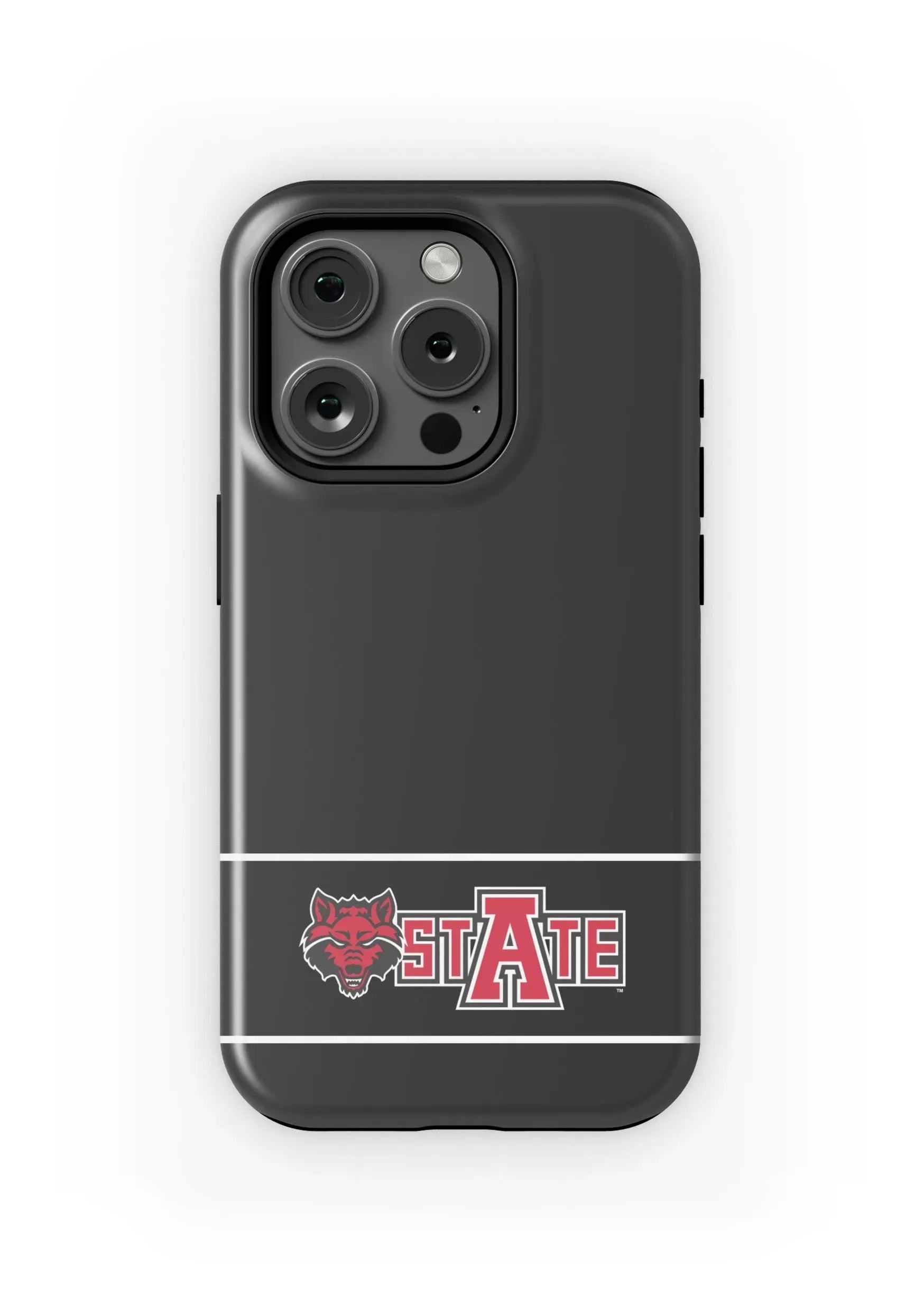 Arkansas State University iPhone 16, 15, 14, 13 Mobile Phone Case - Black Matte Mobile Phone Cases