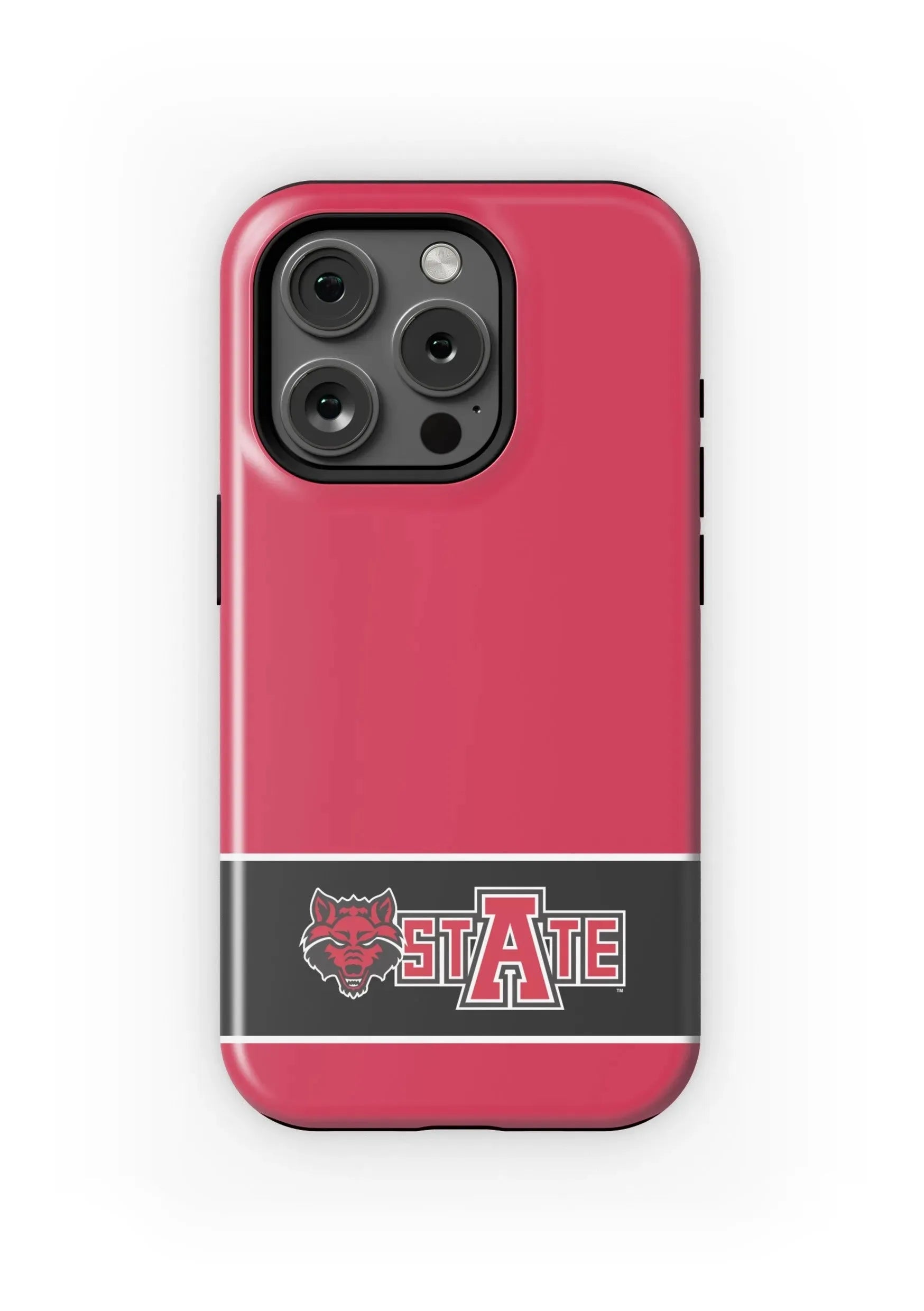 Arkansas State University iPhone 16, 15, 14 Mobile Phone Case - Red Matte Mobile Phone Cases