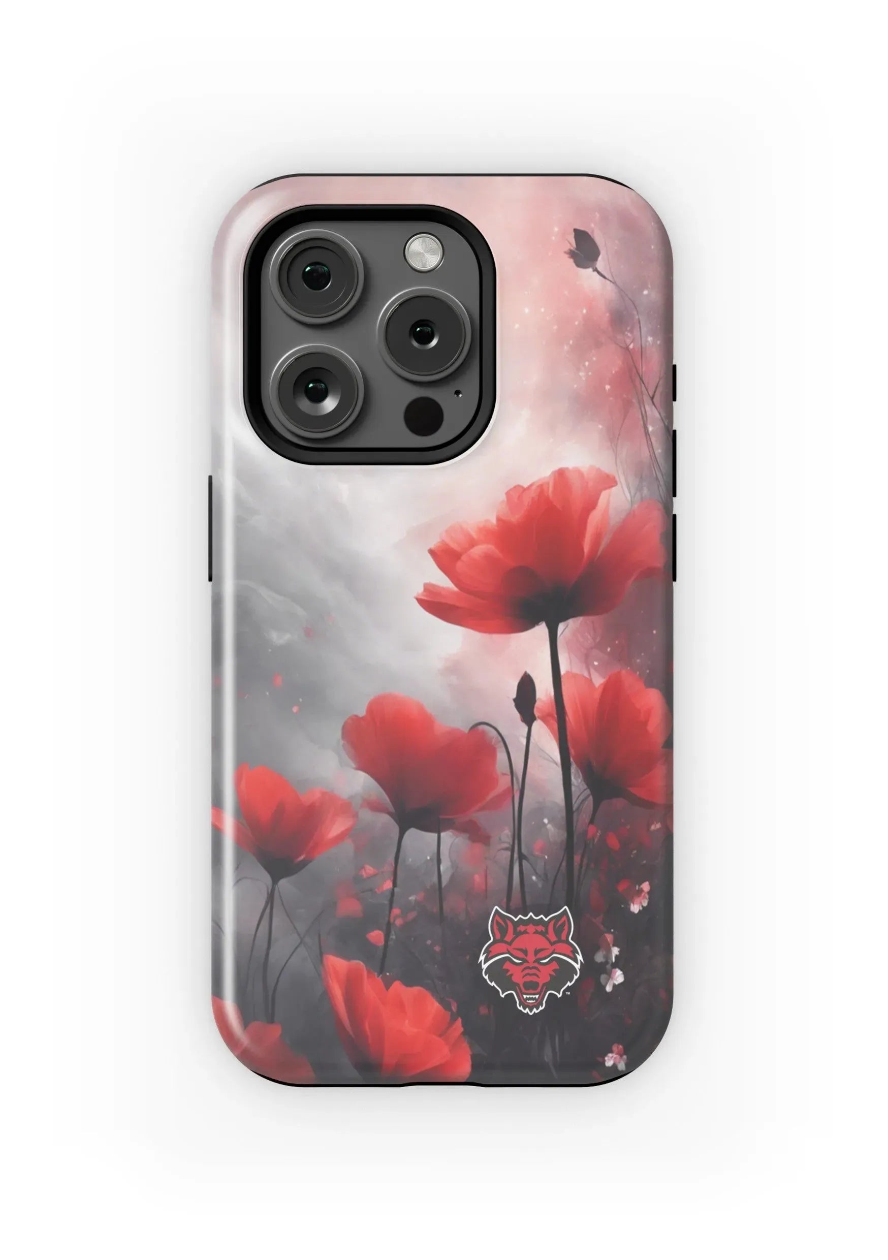 Arkansas State University iPhone 16, 15, 14 Mobile Phone Case - Poppies Matte Mobile Phone Cases