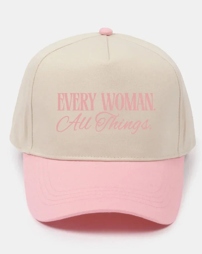 Junior League Embroidered Baseball Cap - Every Woman. All Things.