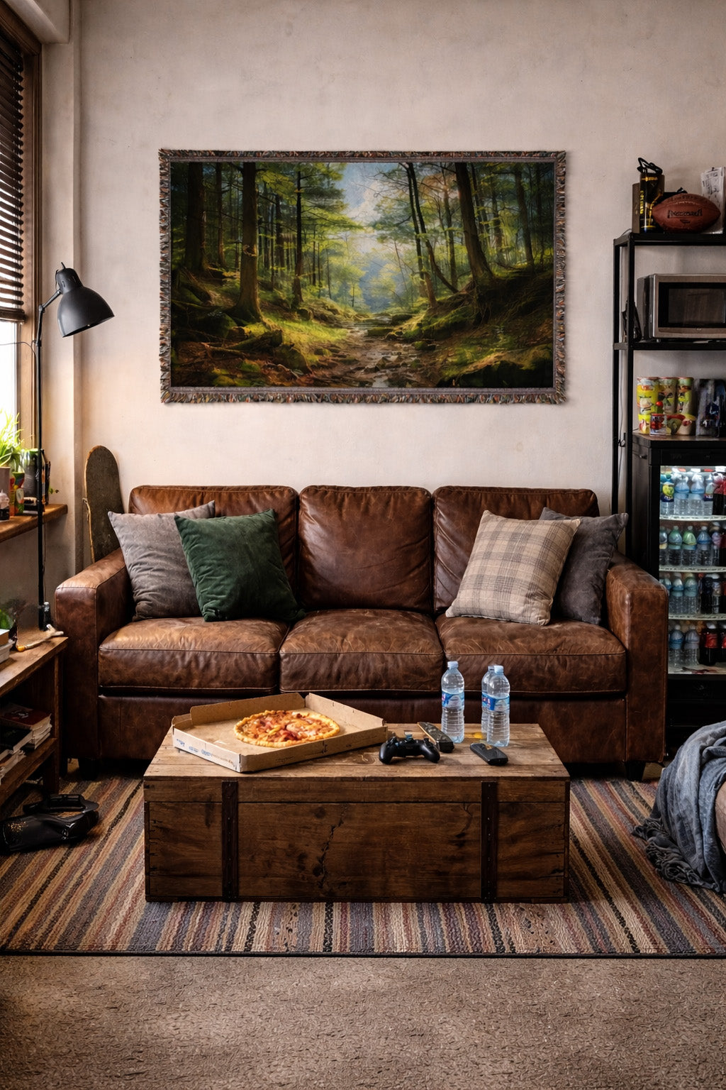 Deep Forest Woven Tapestry & Blanket | Wall Art