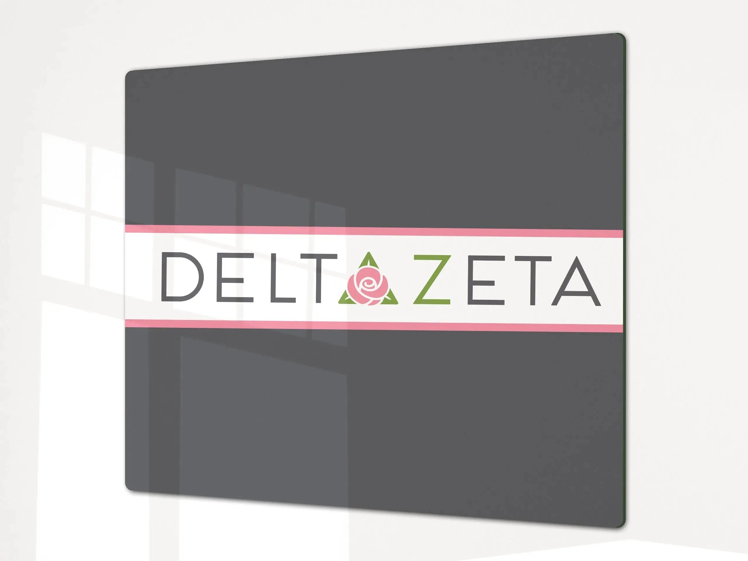Delta Zeta Charcuterie Board Event Party Tray Cheeseboard Gray Serveware