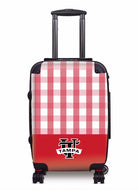 Tampa Spartans Carry-on Luggage - Gingham Red Suitcases