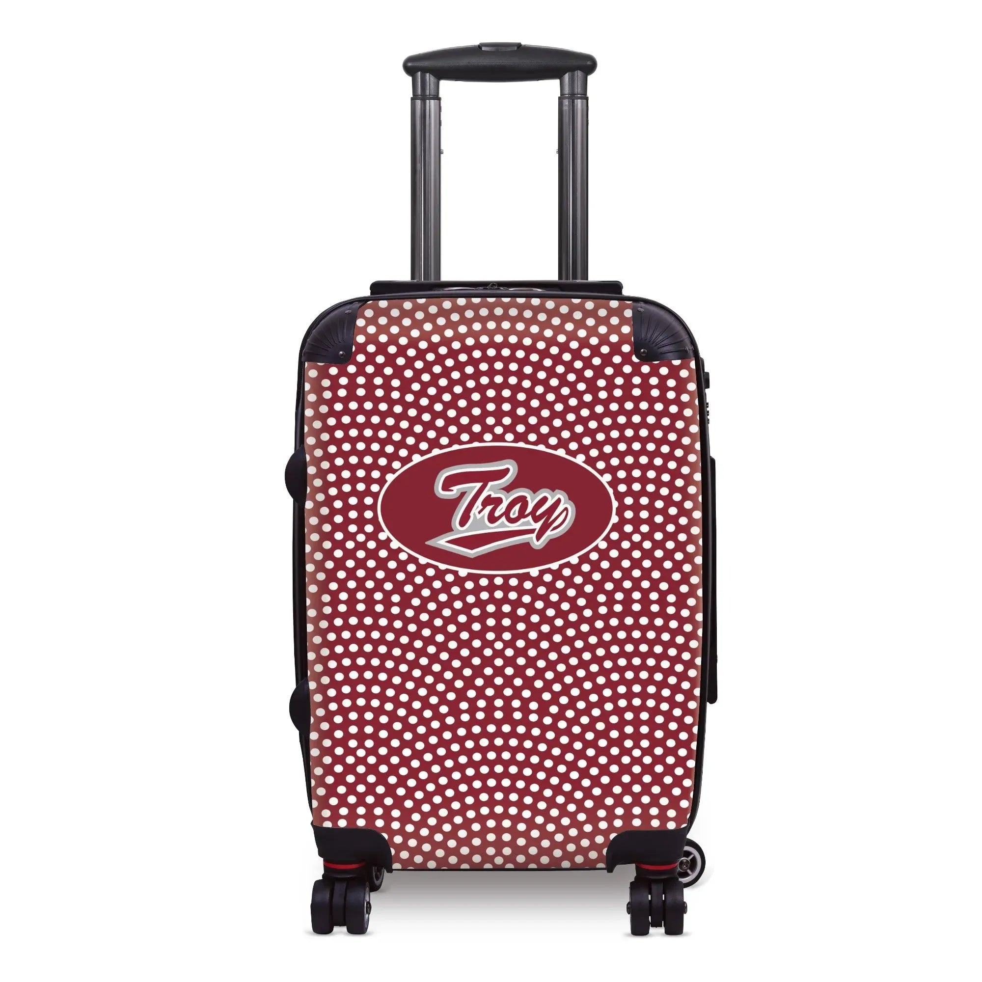 Troy University Carry-on Suitcase - Dots Suitcases
