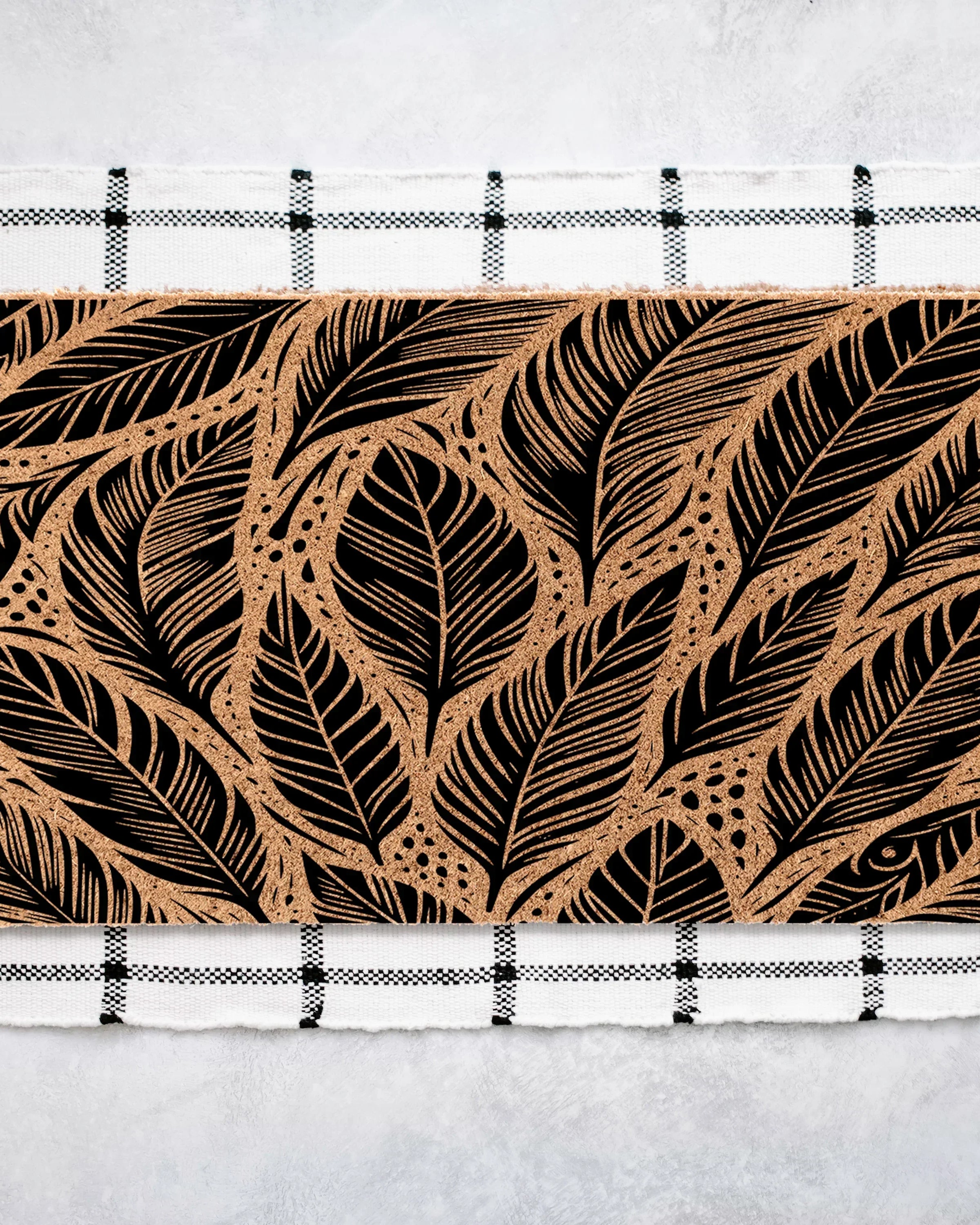 Feathers Coir Doormat Door Mats
