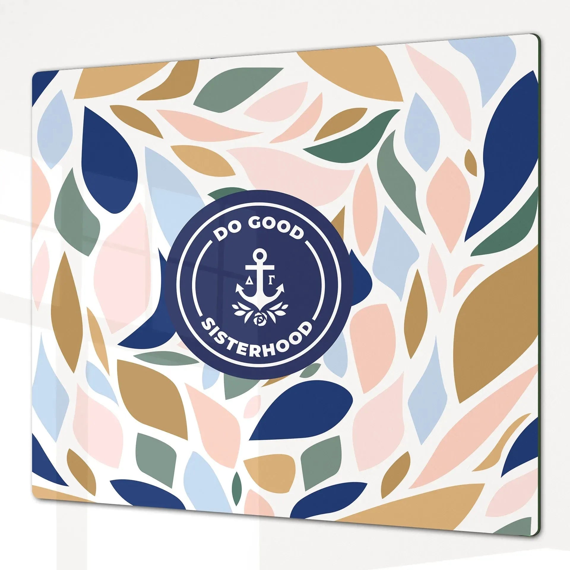 Delta Gamma Charcuterie Board Event Party Tray - Flat Leaf Serveware