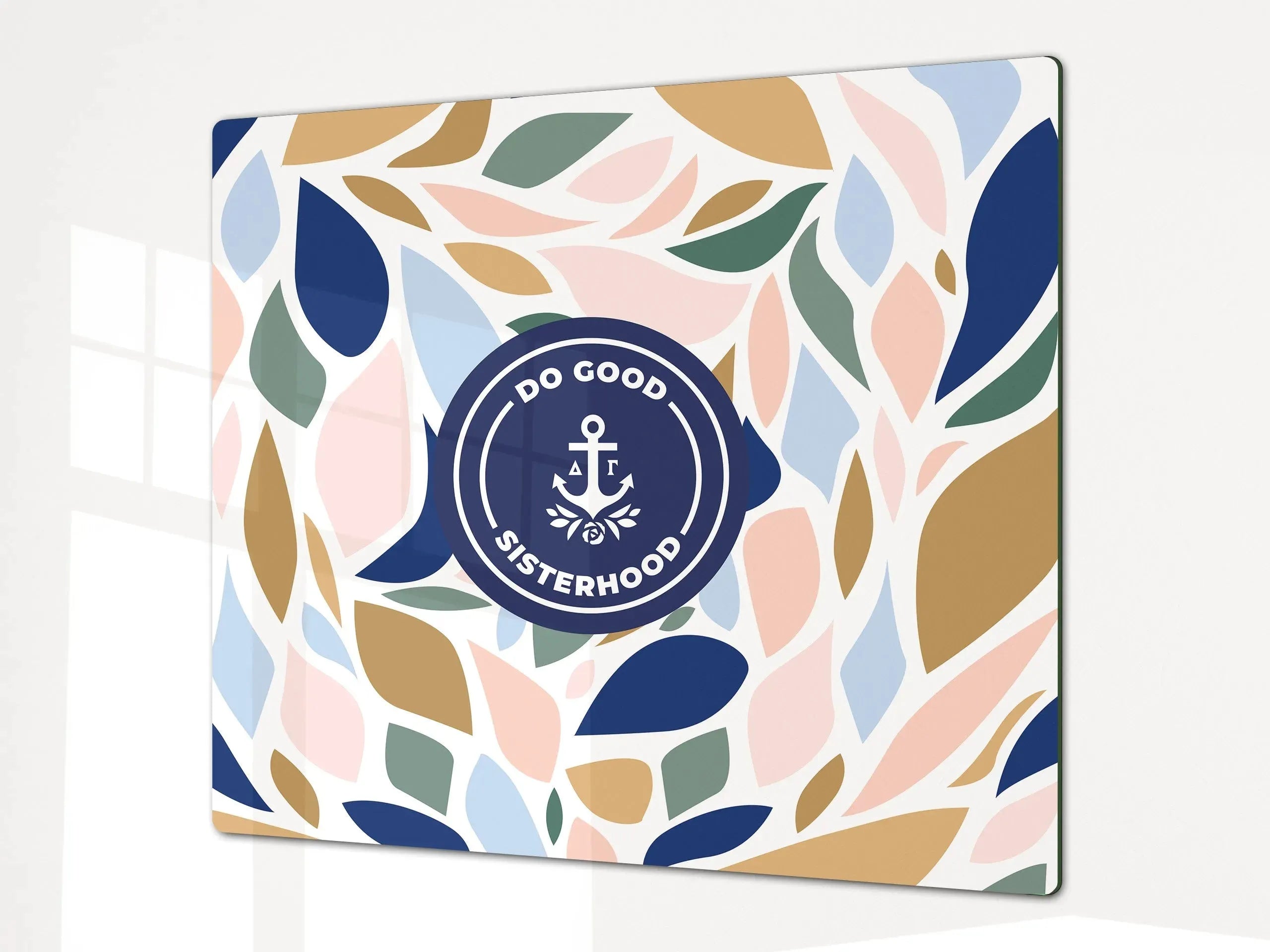 Delta Gamma Charcuterie Board Event Party Tray - Flat Leaf Serveware