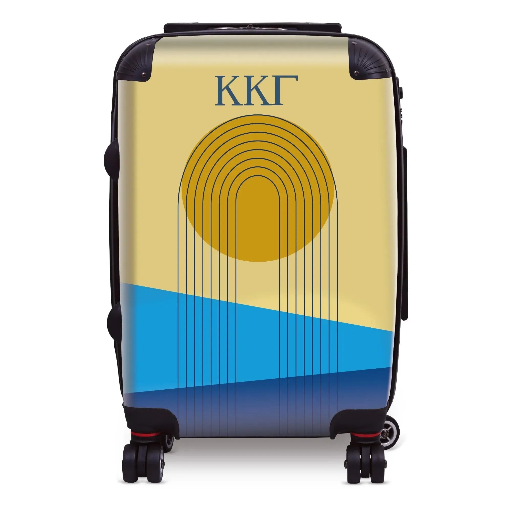 Kappa Kappa Gamma Carry-on Suitcase - Abstract Sun Suitcases