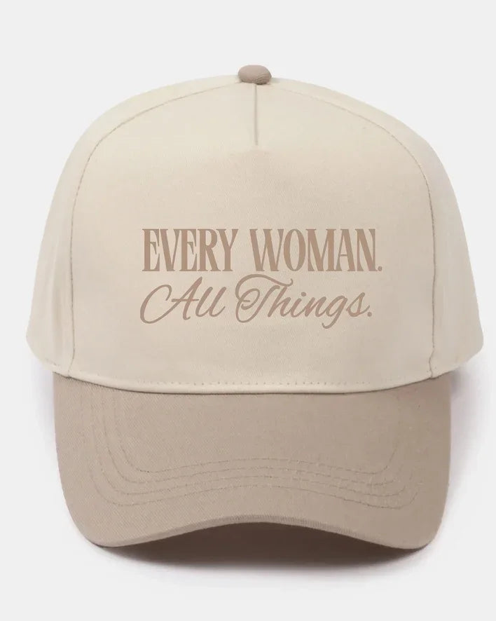 Junior League Embroidered Baseball Cap - Every Woman. All Things.