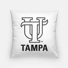 University of Tampa Pillow Cover - Black Interlocking Letters - 18" Pillow Covers