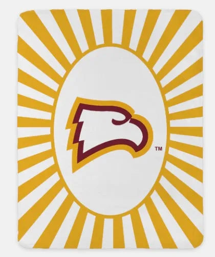 Winthrop XL 60x80 Sherpa Throw Blanket - Starburst Gold Throw Blankets