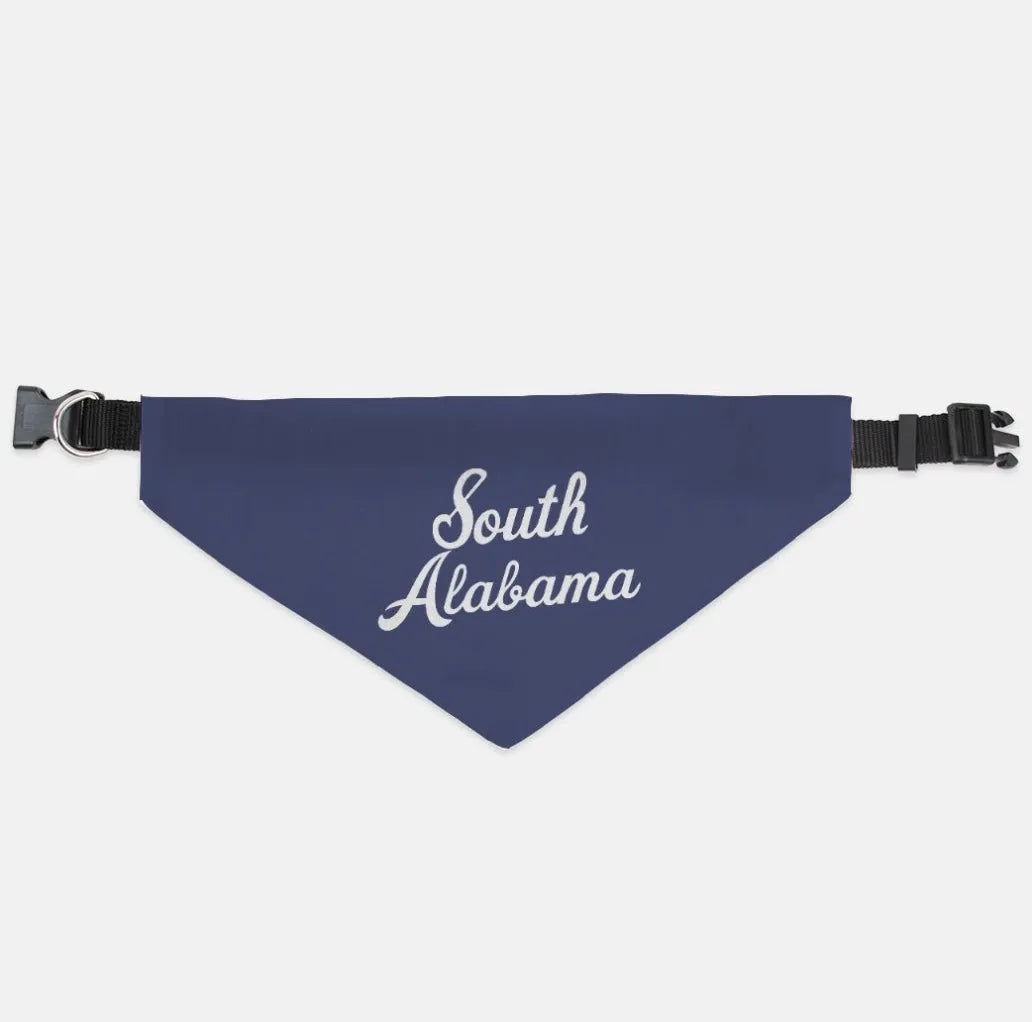 University of South Alabama Script Pet Bandana XL Pet Bandanas