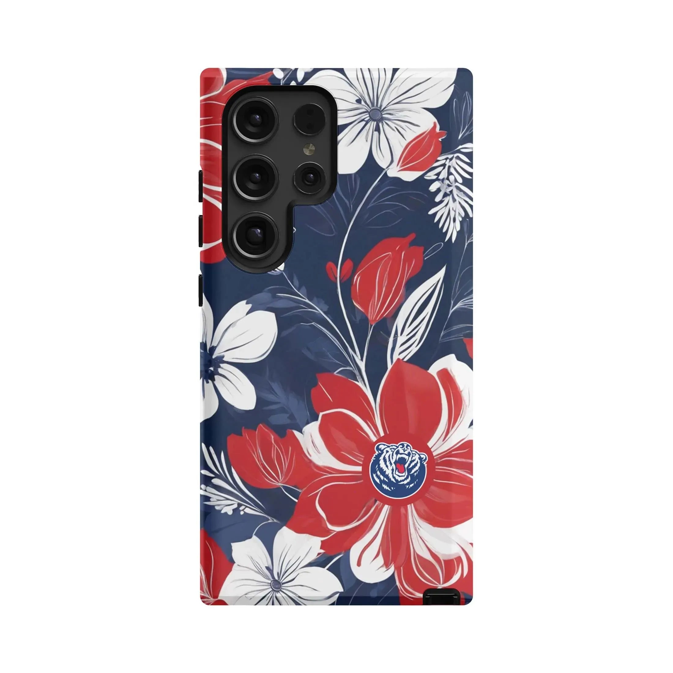 Belmont University Samsung Galaxy 24, 23 Mobile Phone Case - Floral Gloss Mobile Phone Cases