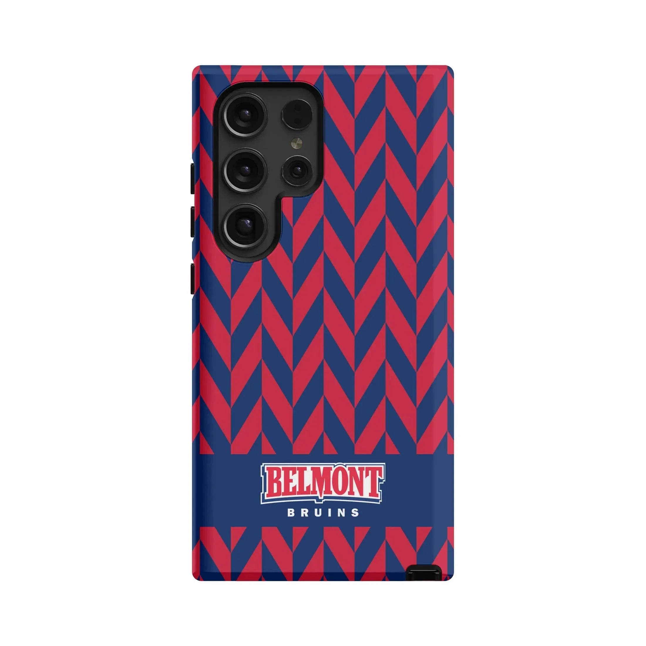 Belmont University Samsung Galaxy 24, 23 Mobile Phone Case - Zig Zag Gloss Mobile Phone Cases