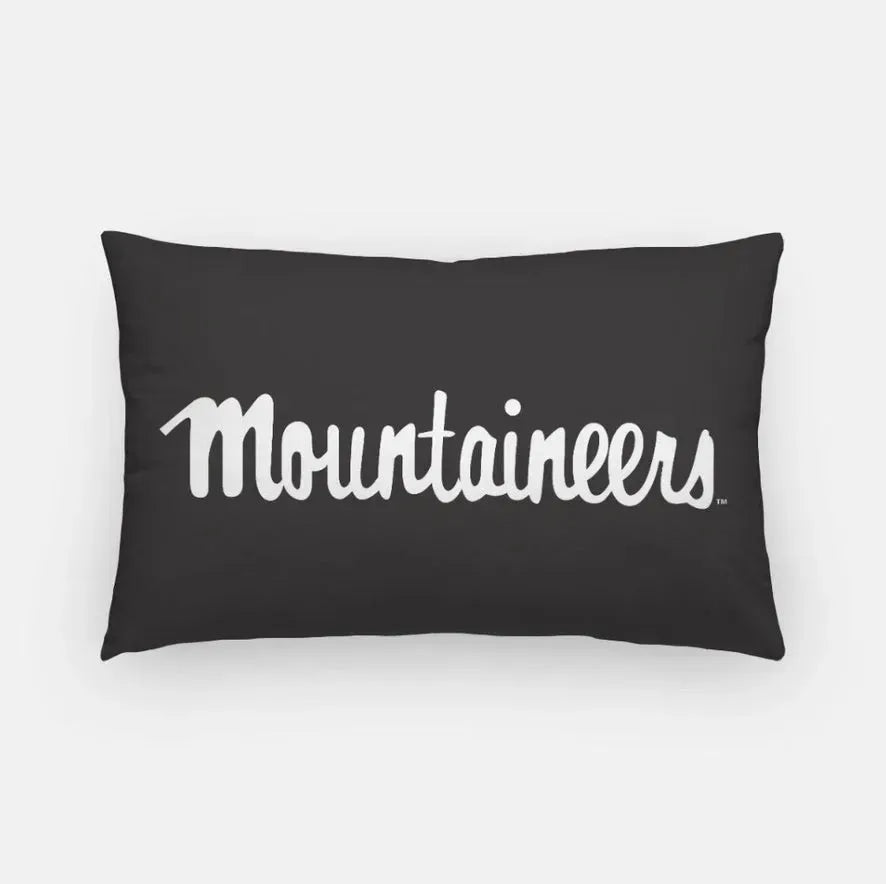 Mountaineers Lumbar Pillow Cover Black White Pillow Covers