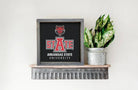 Arkansas "STATE" University 12x12 Black Wood Framed Sign Wall Art & Signs