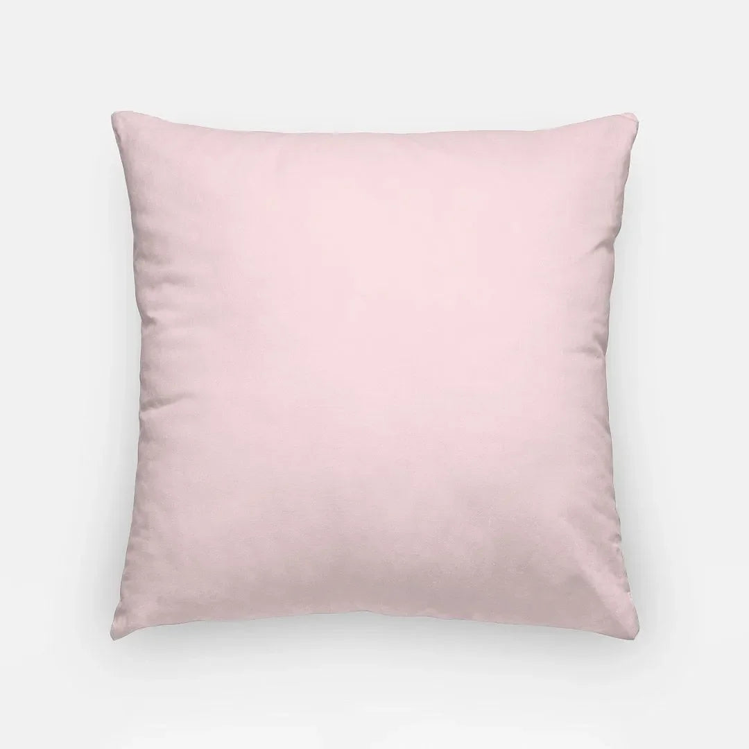 Personalized Pink Roses Lumbar Pillow Cover 18" Throw Pillows