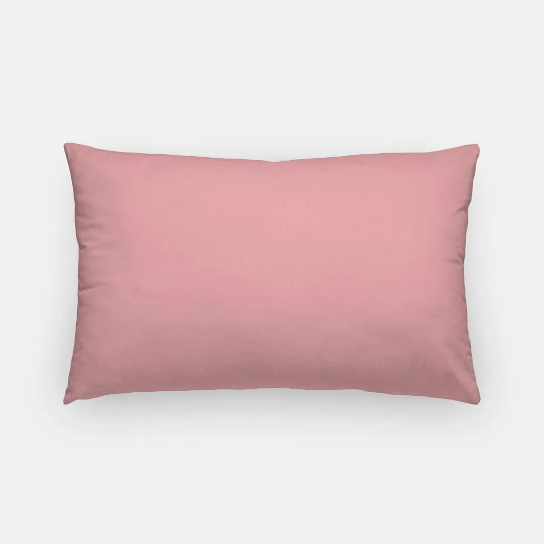 Personalized Flat Leaf Floral Lumbar Pillow Cover Throw Pillows