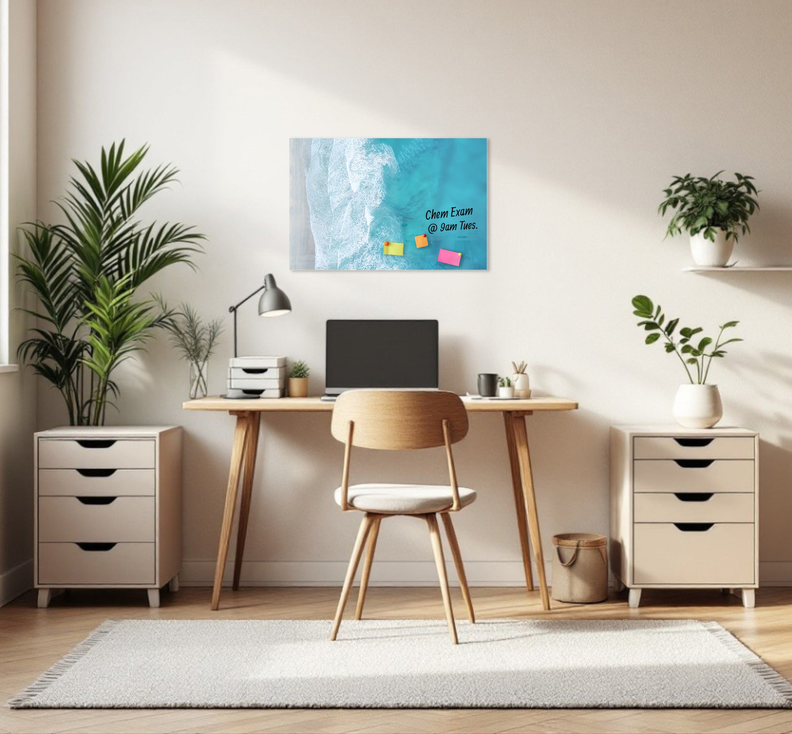 Beach Surf Sea Foam XL 3-in-1 Dry-Erase Board Dry-Erase Board