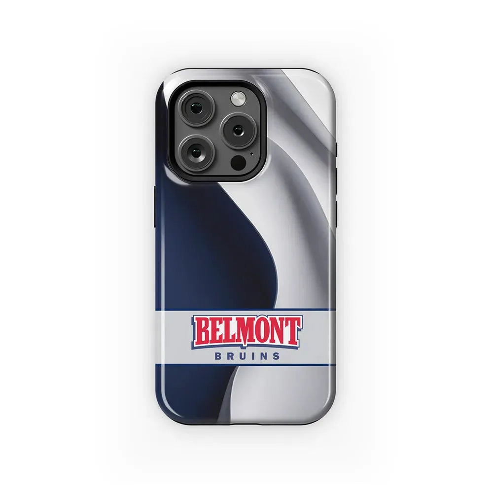 Belmont University iPhone 16, 15, 14, 13 Mobile Phone Case - Modern Wave Gloss Mobile Phone Cases